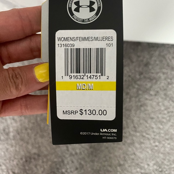 Under Armour Coldgear Reactor Vest, White/ Gray-M - Picture 4 of 5